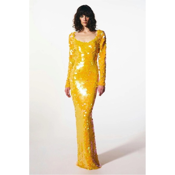 Gorgeous NWT THE NEW ARRIVALS BY ILKYAZ OZEL Sequin dress - Picture 3 of 7